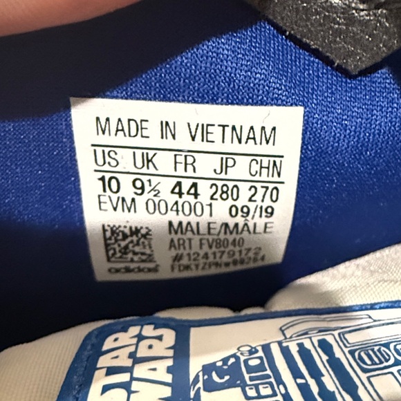 Adidas Men's Star Wars special edition R2D2 - Picture 8 of 8